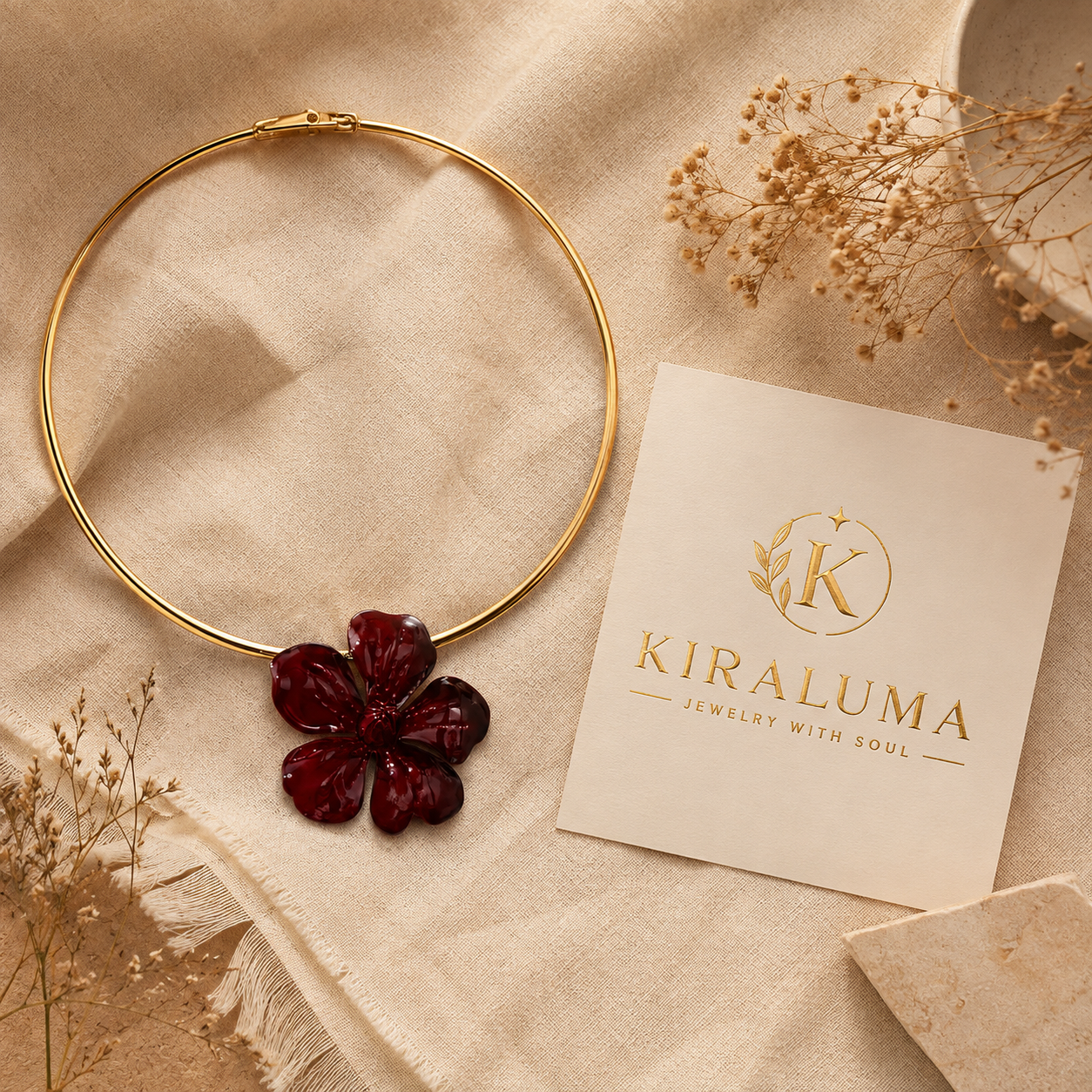 Golden Bloom Choker