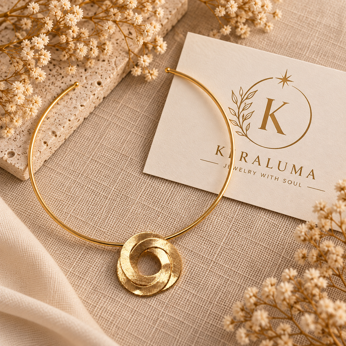 Golden Interlock Choker
