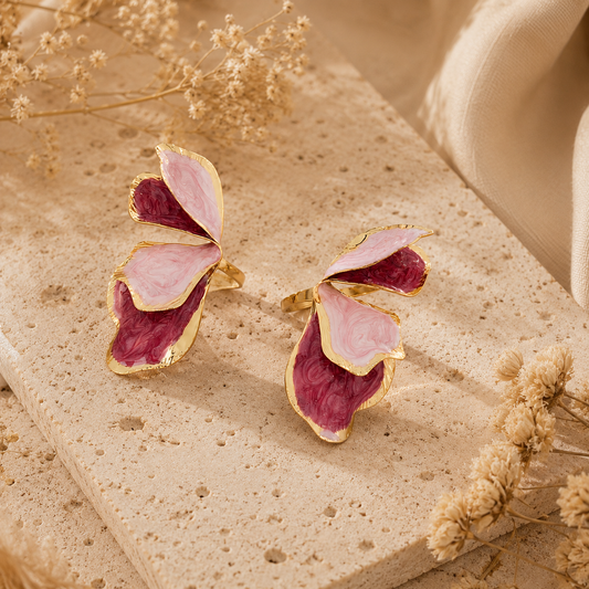 Golden Petal Ring