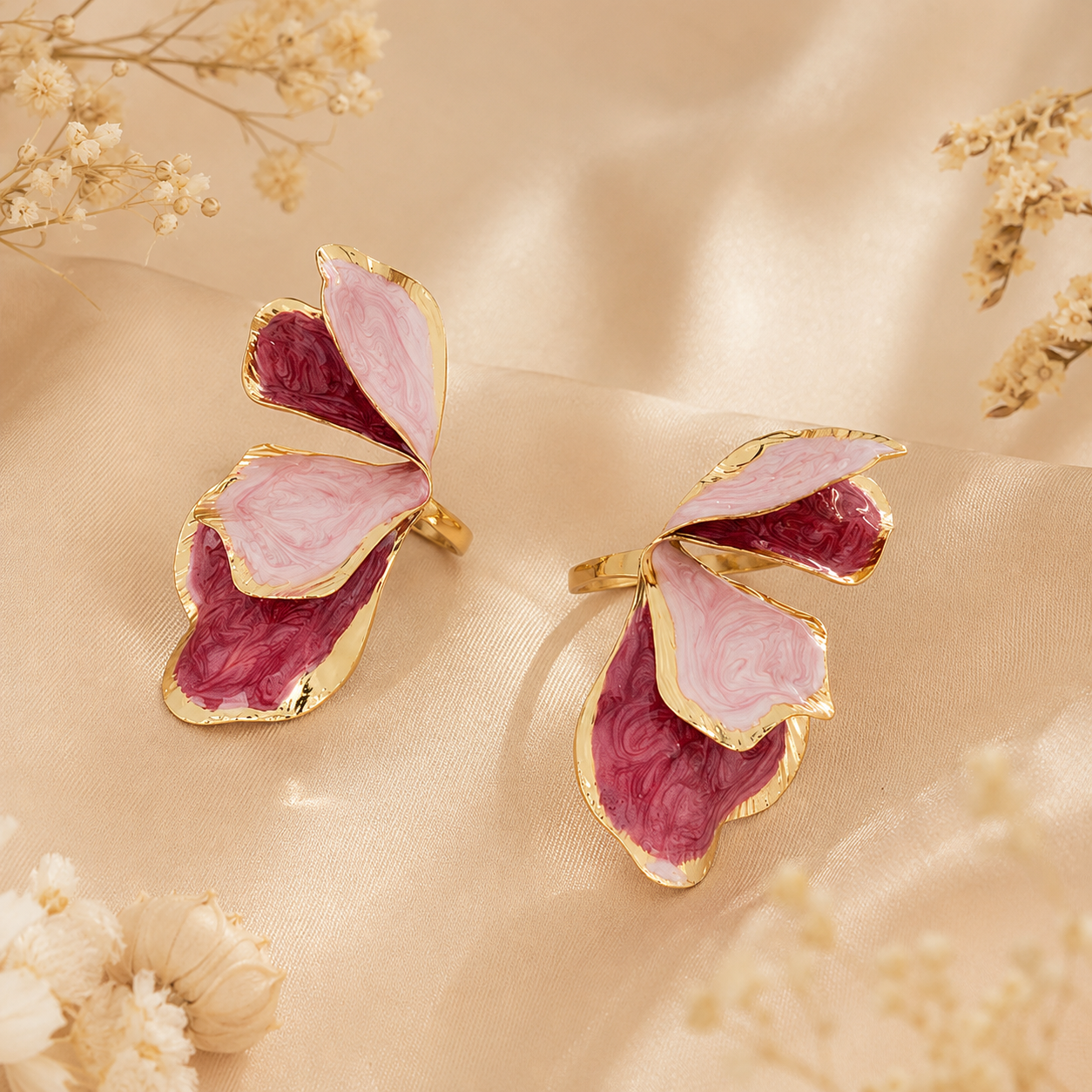 Golden Petal Ring