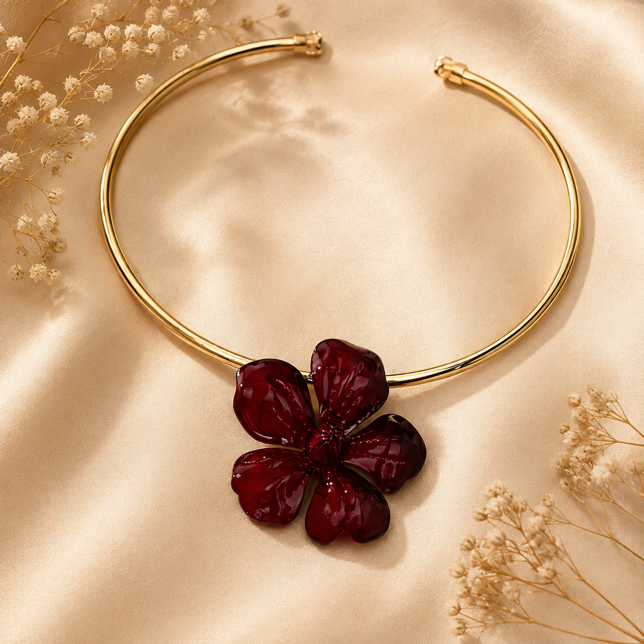 Golden Bloom Choker