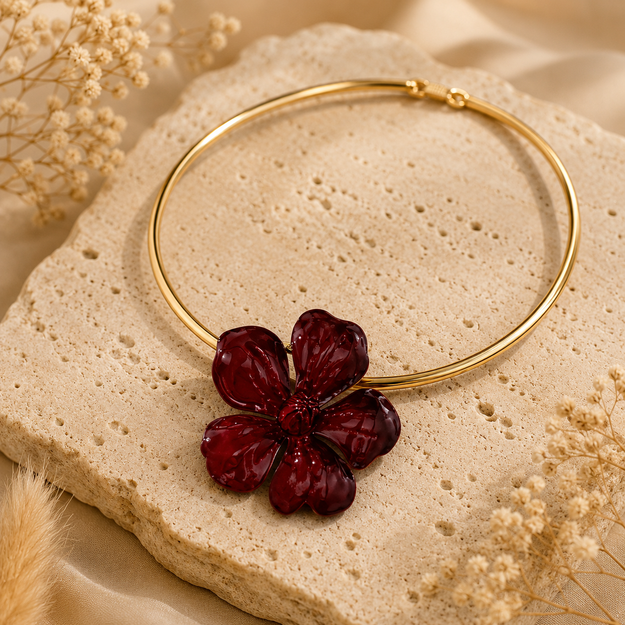 Golden Bloom Choker