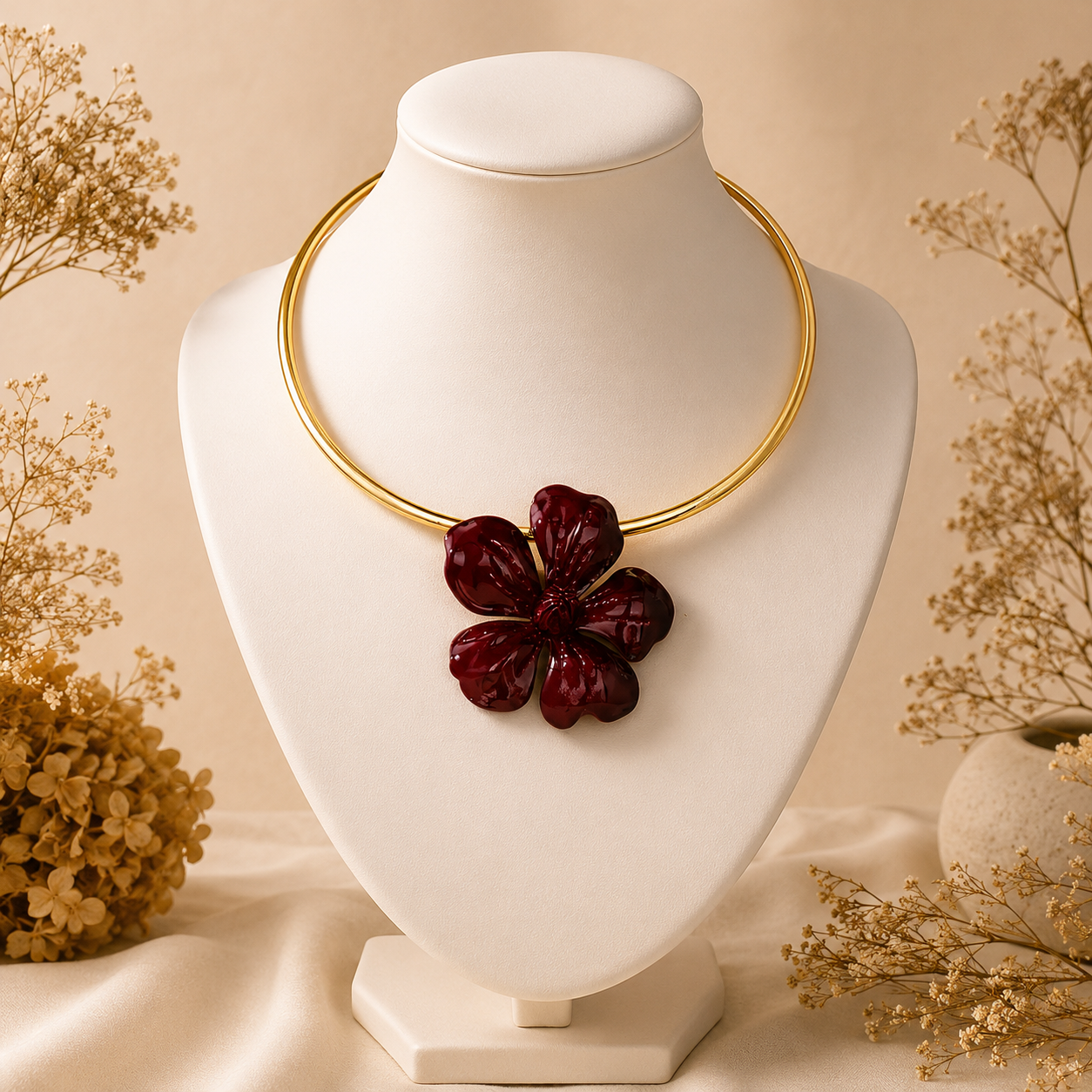 Golden Bloom Choker