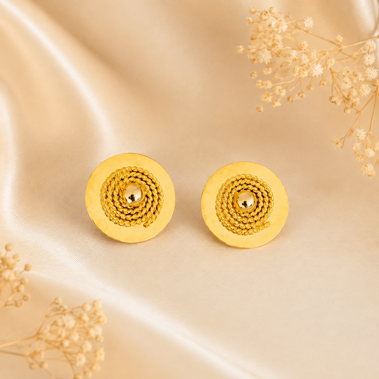 Solara Disc Earrings