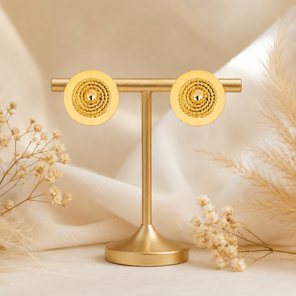 Solara Disc Earrings
