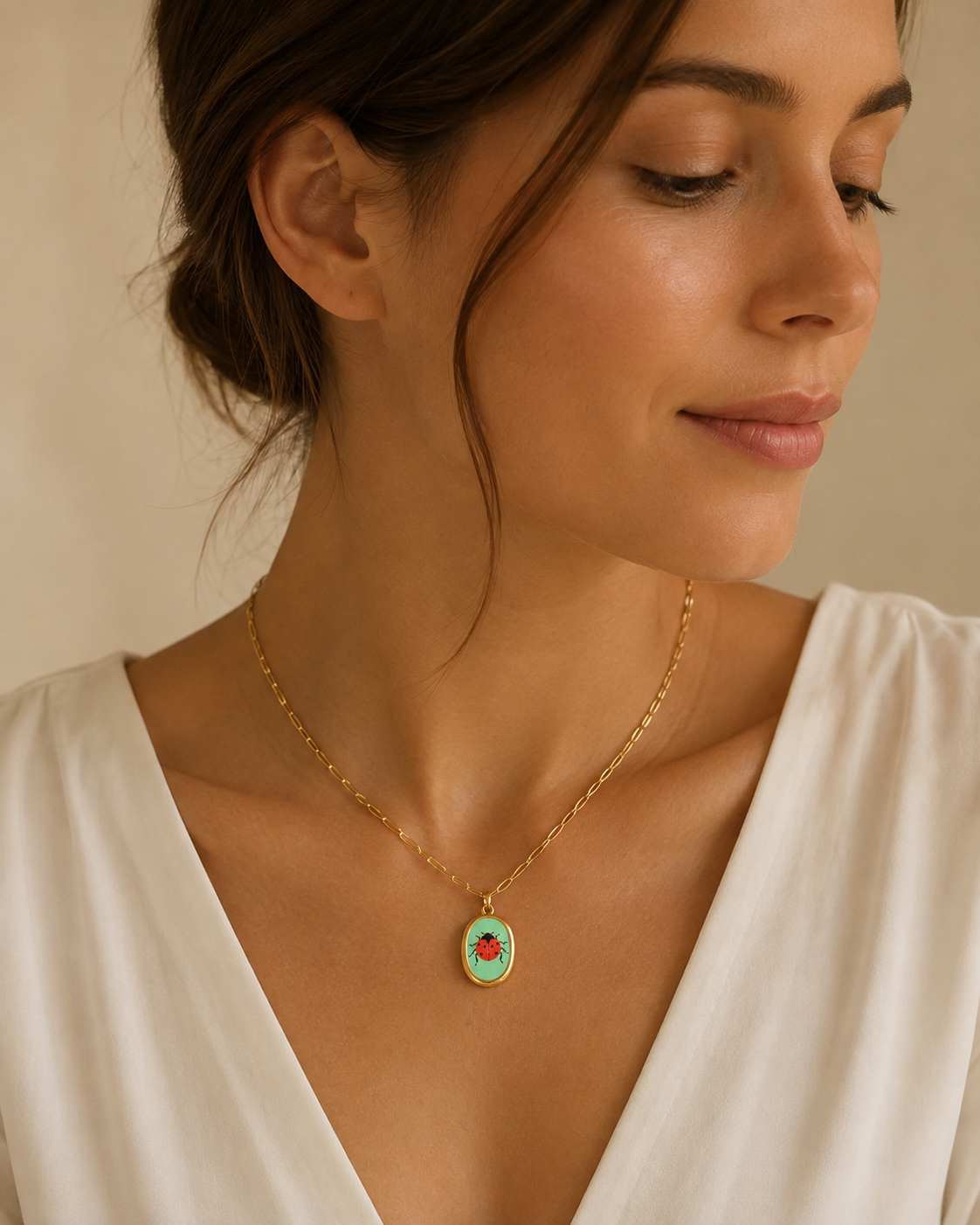 Lucky Ladybug Necklace