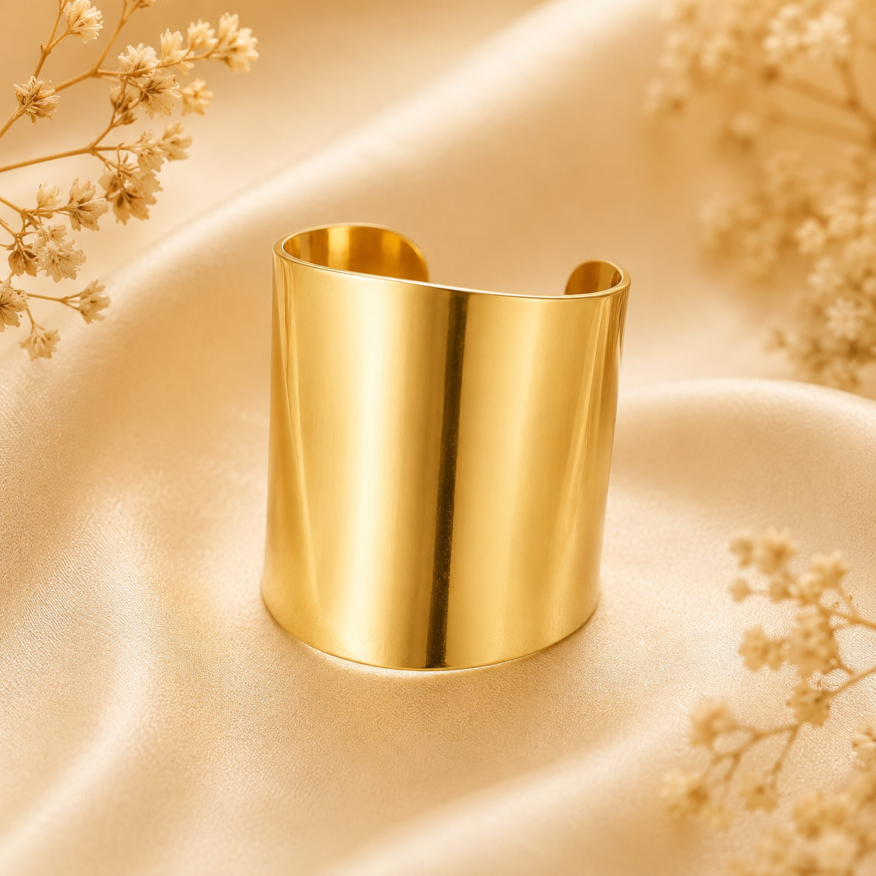 Golden Sculpt Ring