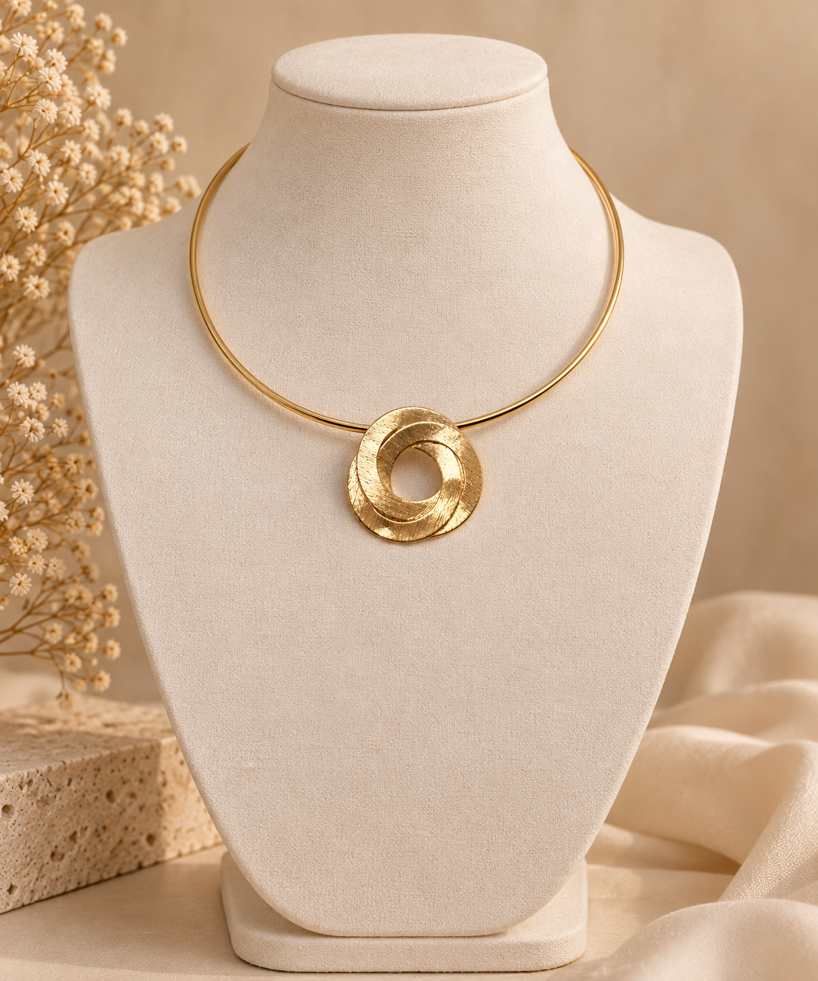 Golden Interlock Choker