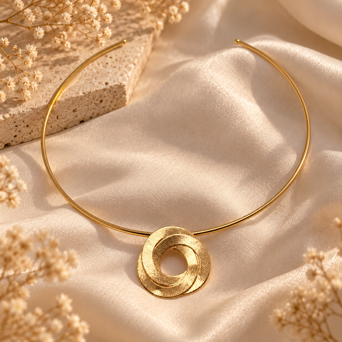 Golden Interlock Choker