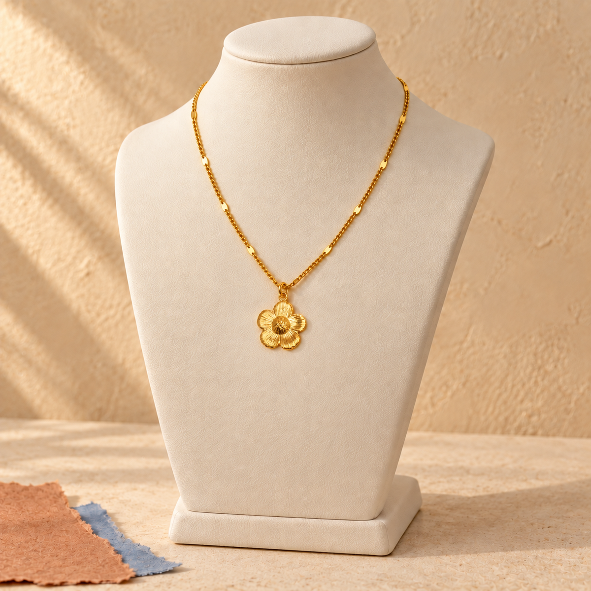 Golden Wildflower Necklace