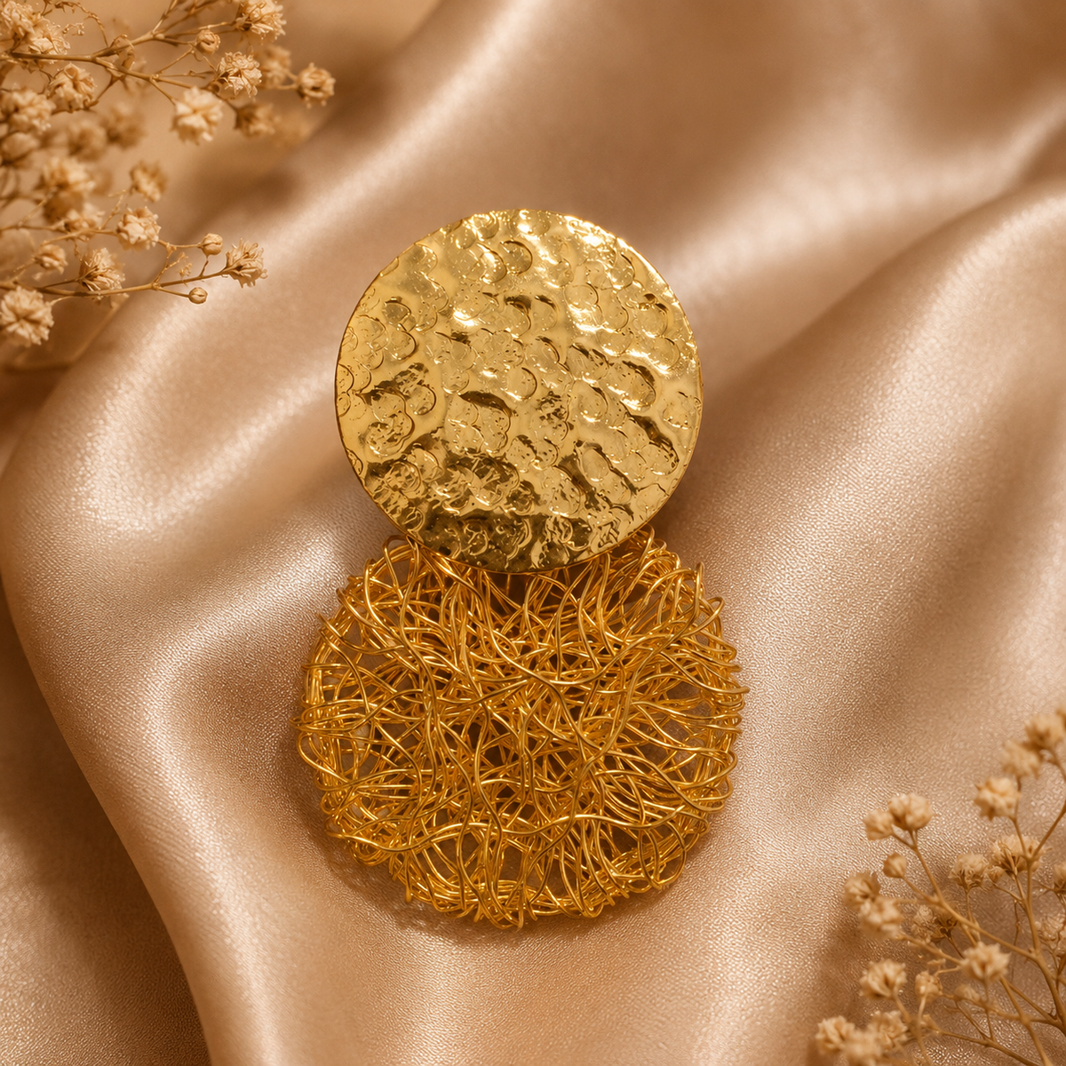 Golden Orbit 5-Way Convertible Earrings