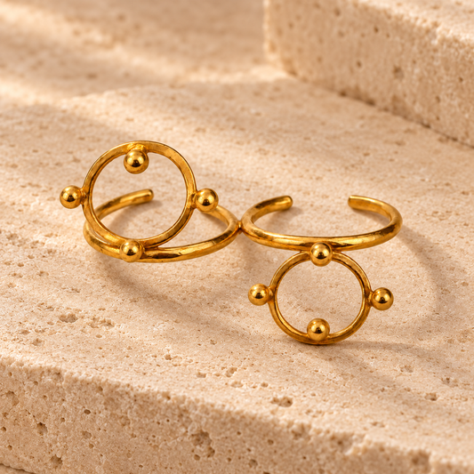 Golden Balance Ring