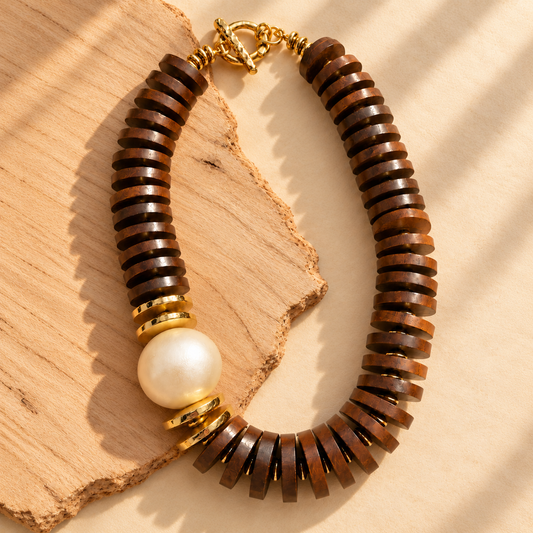 Cocoa Pearl Necklace