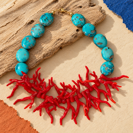 Coral Reef Statement Necklace