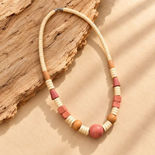 Terra Minimal Wood Necklace